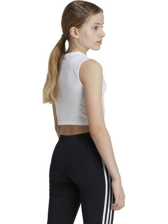 adidas Crop Top White