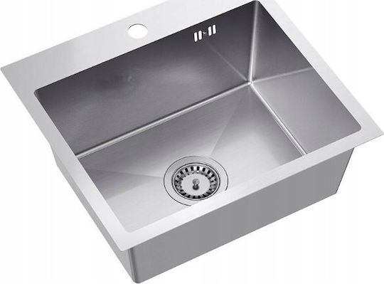 Quadron Drop-In Sink Inox W50xD45cm Silver