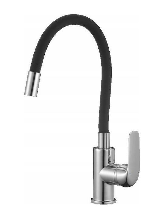 Laveo Drop-In Sink Synthetic Granite with Faucet W57xD49.5cm Black