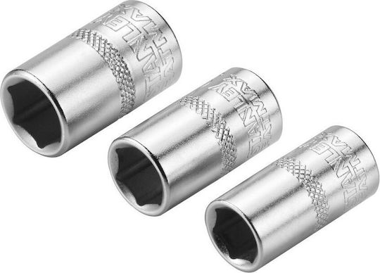 Stanley Fatmax Καρυδάκια Εξάγωνα με Καρέ Υποδοχής 1/4" Σετ 3τμχ