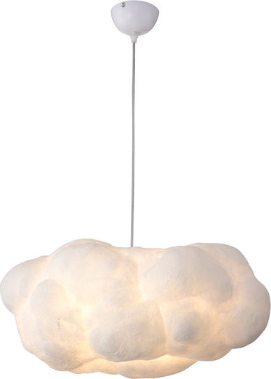 Agora Lighting Adjustable Pendant Light Cloud with Socket E27 50x50x180cm