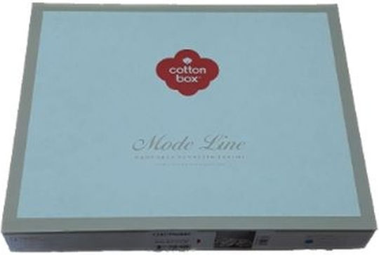 Cotton Box Комплект Плик за Завивка Памучен Единичен с Калъфка & 1 Чаршаф 160x220 Черно