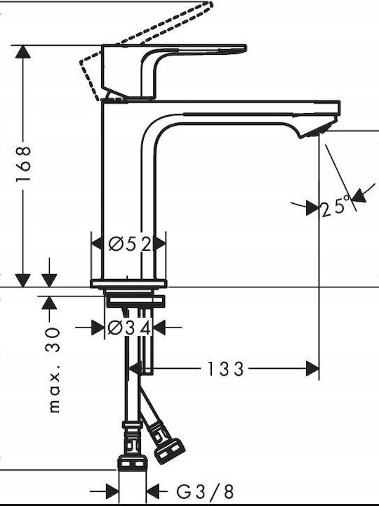 Hansgrohe Миксер Смесител за мивка