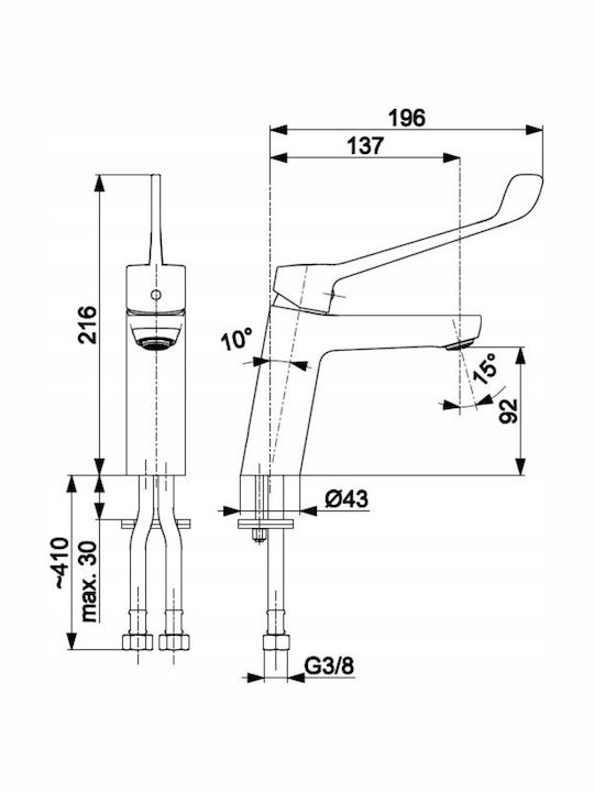 KFA Mischung Waschtischarmatur