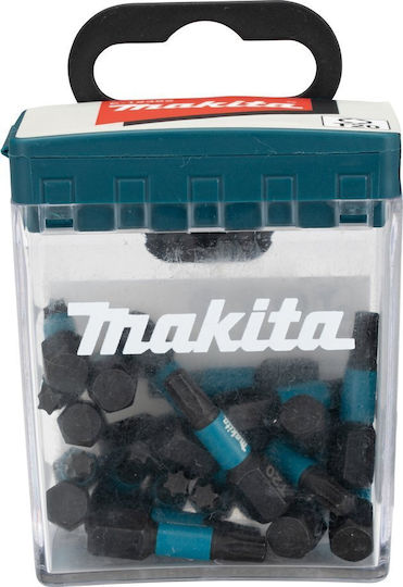 Makita Makita Screwdriver Bit T20-25mm 25pcs Impact Black