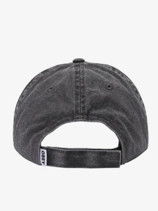 100580391-blk-hero Obey Icon Eyes Pigment 6 Panouri Velcro Spate Culoare Neagră