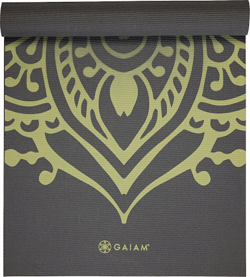 Gaiam Premium Στρώμα Γυμναστικής Yoga Μπεζ (173x61cm)