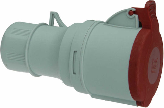 Mobile dreiphasige Industriesteckdose 5p 32a 400v tragbar IP44 Buchse