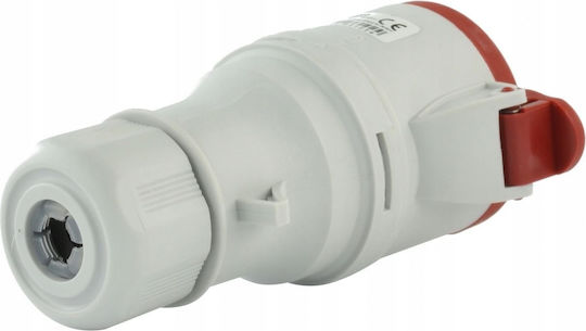 Mobile dreiphasige Industriesteckdose 5p 32a 400v tragbar IP44 Buchse