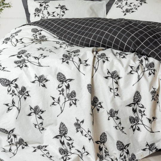 Cotton Box Set Huse Pentru Pilote Simplu 160x220cm Antracit