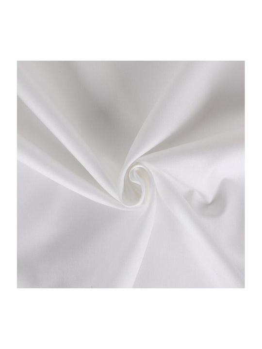 Cotton Box Duvet Cover Set Double with 2 Pillowcases & 1 Sheet 200x220 White