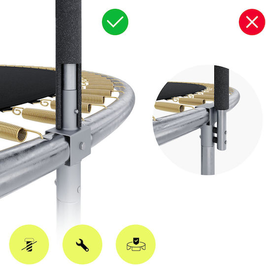 Zipro Jump Pro Outdoor Trampoline Diameter 183cm with Net and Ladder