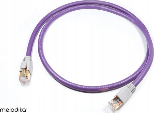 Melodika F/UTP Cat.6e (High Speed) Cablu De Rețea Ethernet 3m Violet
