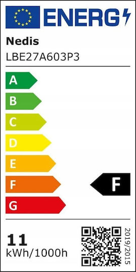 Nedis Λάμπα LED 11W για Ντουί E27 Θερμό Λευκό