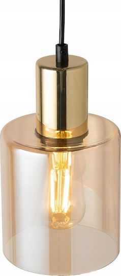 TK Lighting Κρεμαστό Φωτιστικό Χρυσό με Ντουί E27