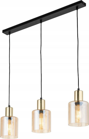 TK Lighting Hängelampe Gold mit Fassung E27