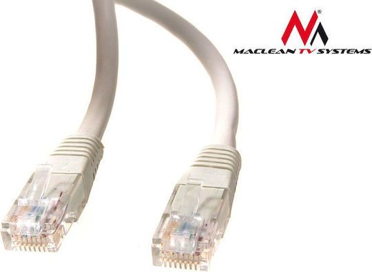 Maclean Energy U/UTP Cat.5e (Gigabit) Καλώδιο Δικτύου Ethernet 20m Γκρι