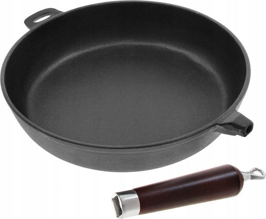 Krisberg Pan Mit Deckel aus Gusseisen 30cm