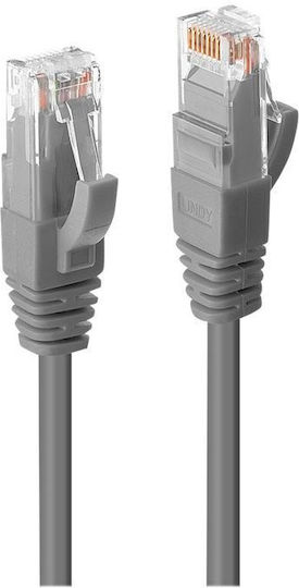 Lindy U/UTP Cat.6 (Gigabit) Καλώδιο Δικτύου Ethernet 5m Γκρι