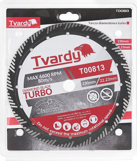 Tvardy Δίσκος Κοπής Δομικών Υλικών 230mm