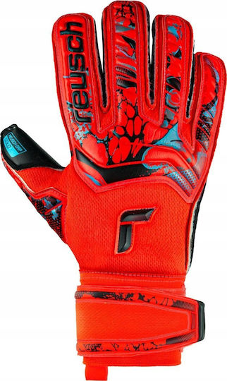 Reusch Attrakt Adults Goalkeeper Gloves Red