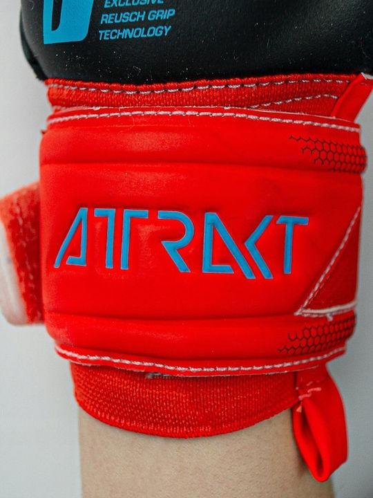 Reusch Attrakt Γάντια Τερματοφύλακα Ενηλίκων Κόκκινα