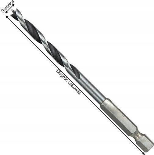 Makita Drill with Hexagonal Shank for Wood 6x200mm