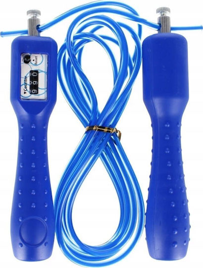 Mega Creative Springseil Fitness 1.2m Blau mit Meter