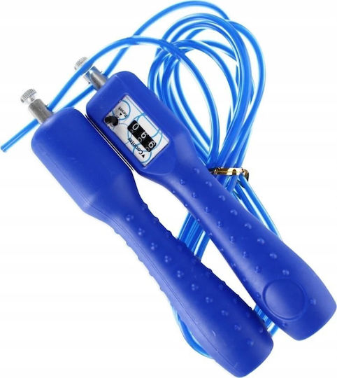 Mega Creative Springseil Fitness 1.2m Blau mit Meter