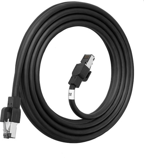 Lanview S/FTP Cat.6a (Gigabit) Καλώδιο Δικτύου Ethernet εξωτερικού χώρου 40m Μαύρο