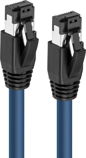 Microconnect S/FTP Cat.8.1 Καλώδιο Δικτύου Ethernet 3m Μπλε