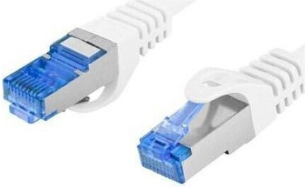 Lanberg S/FTP Kat.6a (Gigabit) Netzwerkkabel Ethernet 0,25m Weiß