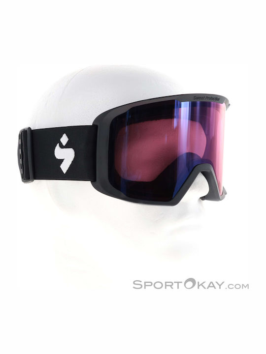 Sweet Protection Ski & Snowboard Goggles Kids Black with Lens in Black Color