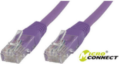 Microconnect U/UTP Cat.6 (Gigabit) Καλώδιο Δικτύου Ethernet 2m Μωβ