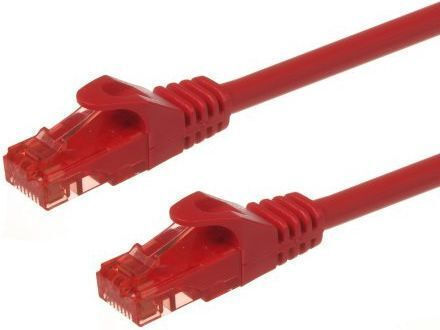 Maclean Energy U/UTP Cat.6 (Gigabit) Καλώδιο Δικτύου Ethernet 2m Κόκκινο
