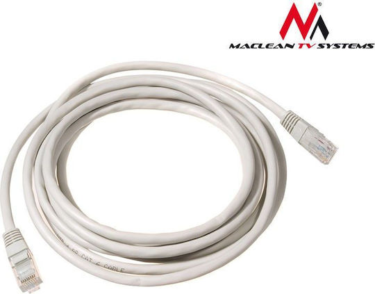 Maclean Energy U/UTP Cat.6 (Gigabit) Καλώδιο Δικτύου Ethernet 2m Γκρι