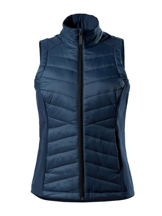 Softshell Γυναικείο Αμάνικο Μπουφάν Navy Μπλε
