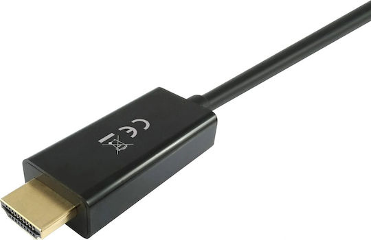 Equip Кабел HDMI мъжки - HDMI мъжки 3м Черен
