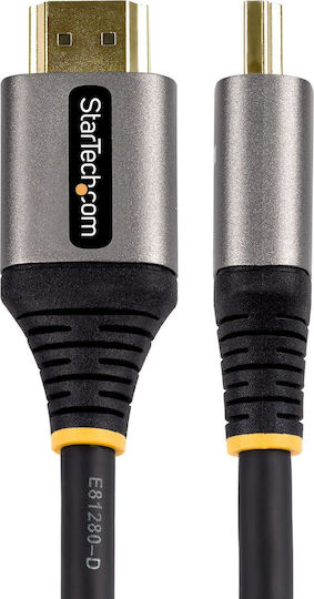 StarTech HDMI 2.1 Ultra High Speed 48Gbps 4K 120Hz HDR VRR Cable HDMI male - HDMI male 5m Μαύρο