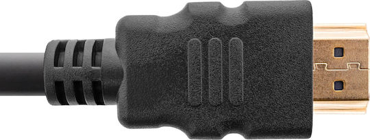 InLine HDMI 2.1 Ultra High Speed 48Gbps 4K 120Hz HDR VRR Cable HDMI male - HDMI male 0.5m Μαύρο