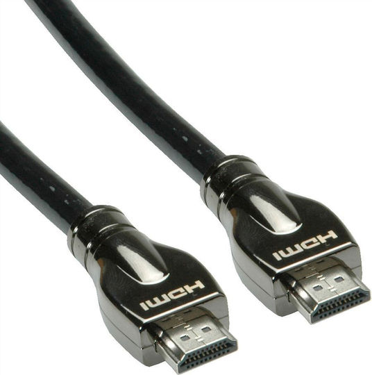 Roline HDMI 1.4 High Speed 1080p 120Hz Cable HDMI male - HDMI male 15m Μαύρο