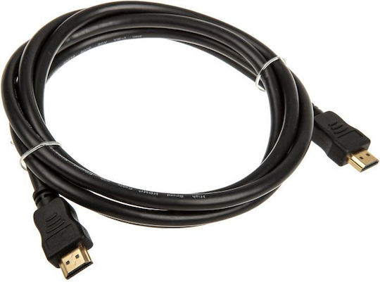 InLine HDMI 1.4 High Speed 1080p 120Hz Cable HDMI male - HDMI male 2m Μαύρο