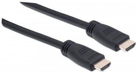 Manhattan HDMI Cable 2.0 Premium High Speed 4K 60Hz HDR HDMI Male - HDMI Male 10m Black