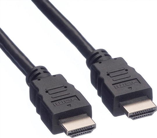 Value HDMI 1.4 High Speed 1080p 120Hz Cable HDMI male - HDMI male 10m Μαύρο