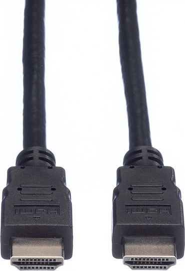 Value HDMI 1.4 High Speed 1080p 120Hz Cable HDMI male - HDMI male 10m Μαύρο