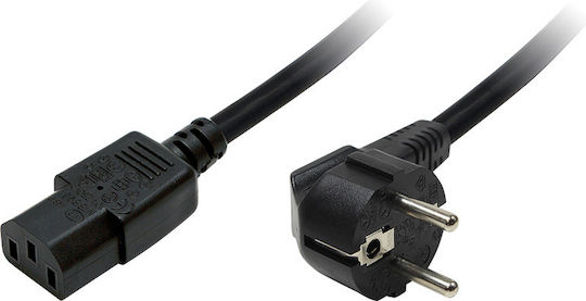 LogiLink IEC C13 - Schuko Cable 3m Μαύρο CP095