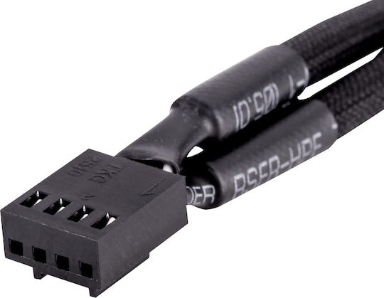 Thermaltake 4-Pin pwm - 2x 4-Pin pwm Cable 0.11m Black (AC-060-CO1OTN-F1)