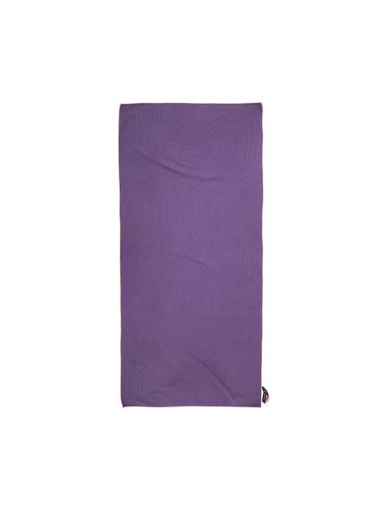 Greenwich Polo Club Essential Microfiber Purple Gym Towel with Carrying Case 45x90cm