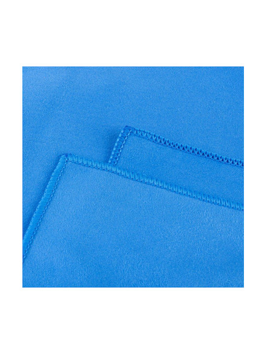 Spokey Fitnesshandtücher mit Mikrofaser Blau 80x150cm