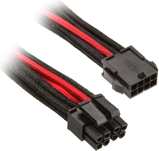 Silverstone 8-Pin EPS - 4 Pin EPS Cable 0.3m Black (PP07-EPS8BR)